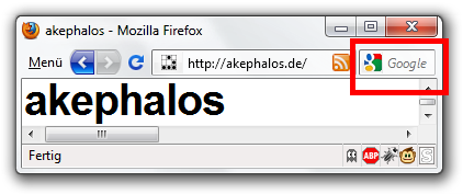 Searchbar autohide magnifying glass; show on hover