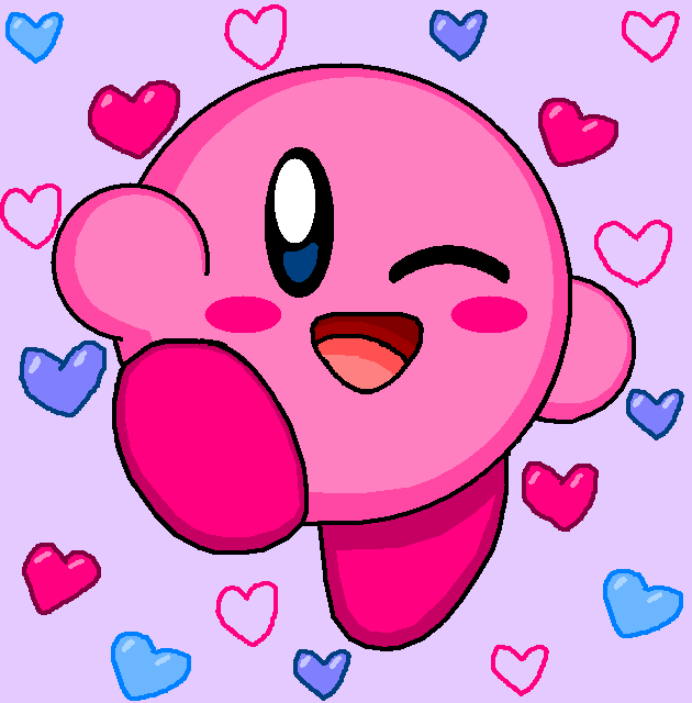 Kirby roblox background cute