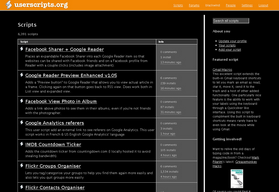 Userscripts.org - bw's Black Design