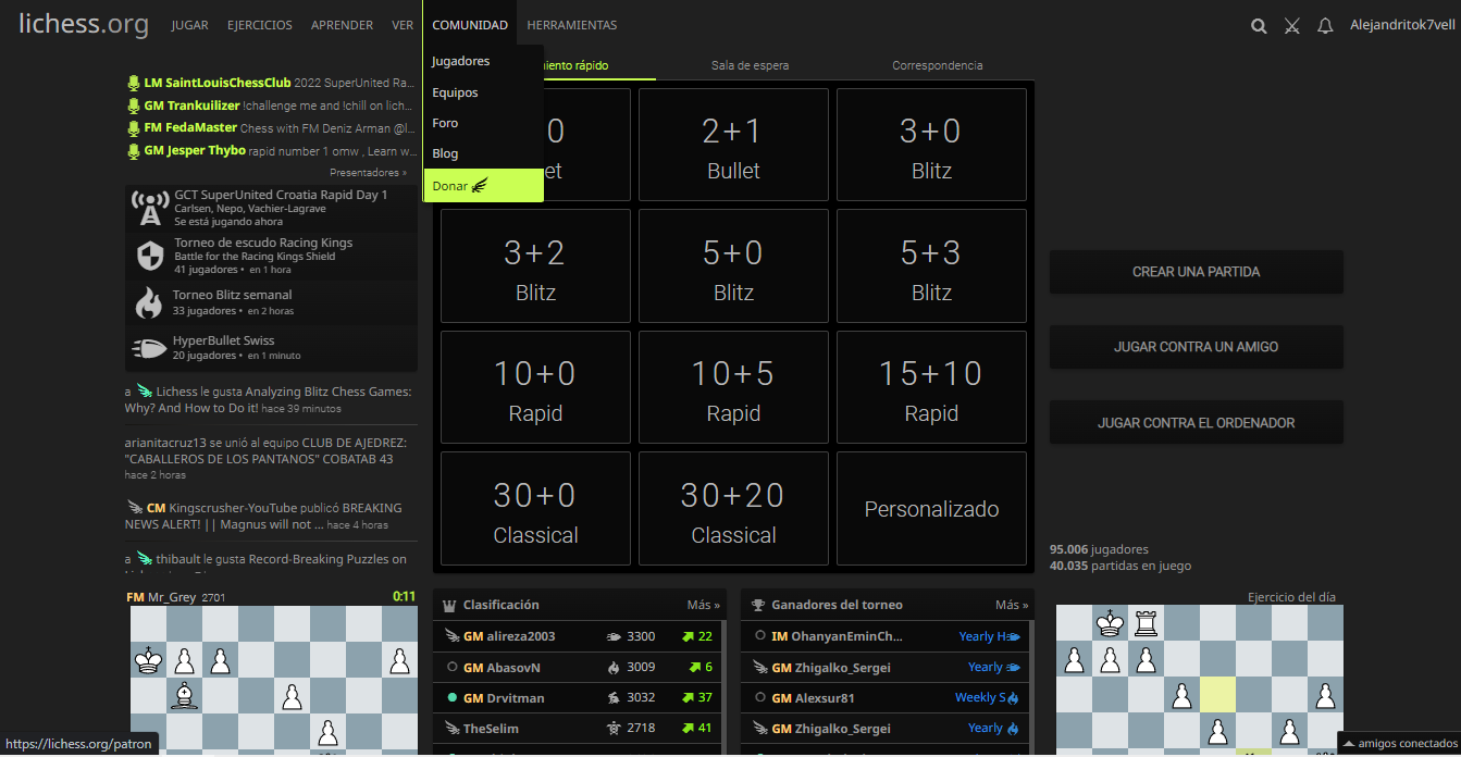 Lichess Darker Theme