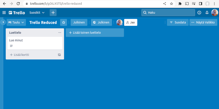 Trello Reduced