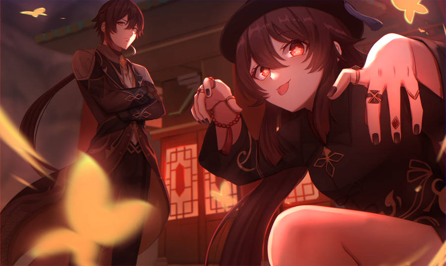 hu tao and zhongli for discord