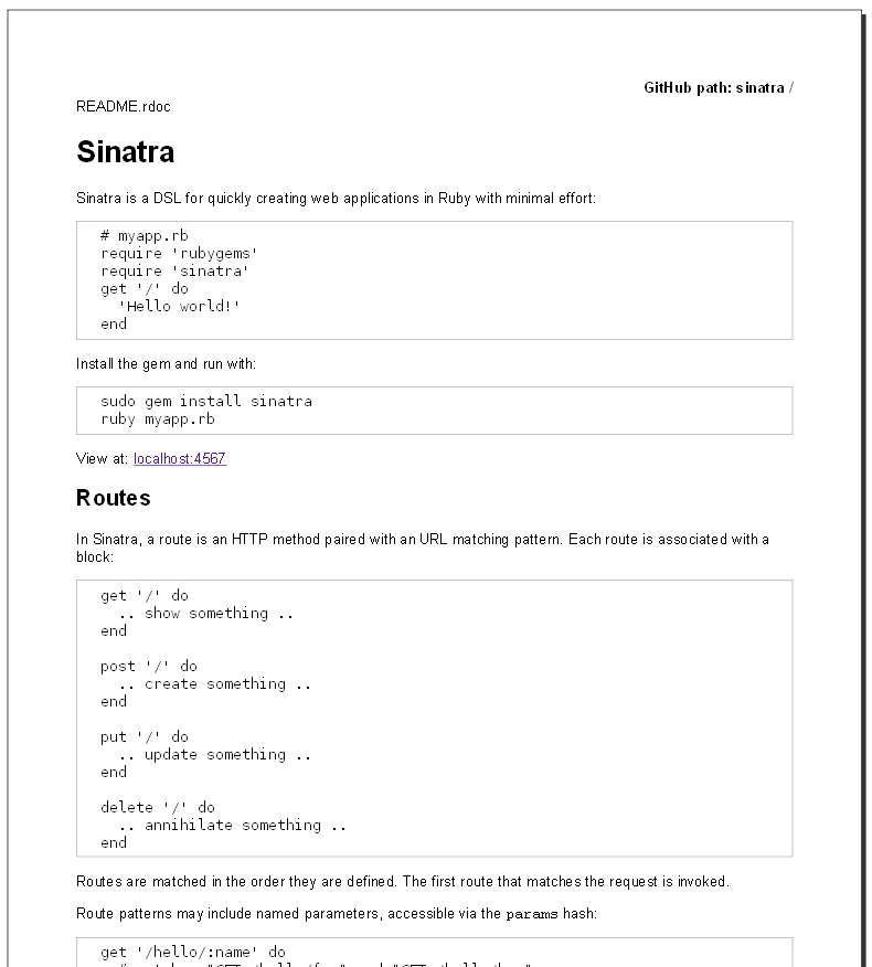 Better GitHub page printing