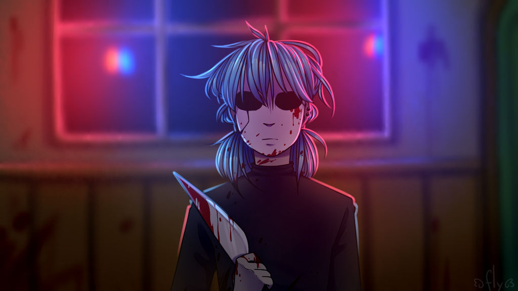 Murderer | Sally Face - Roblox background