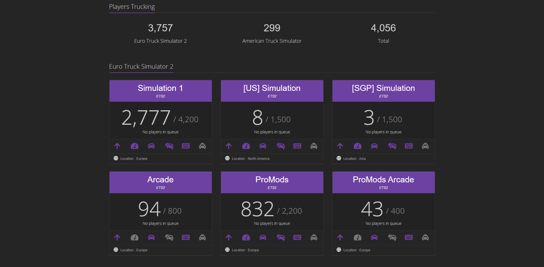 TruckersMP Purple Accent (Dark Theme)