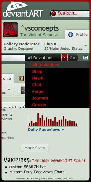 VDS: The Dark deviantART script v1.0