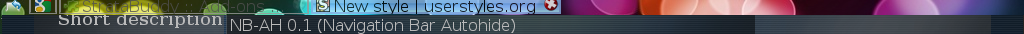 NB-AH 0.1 (Navigation Bar Autohide)