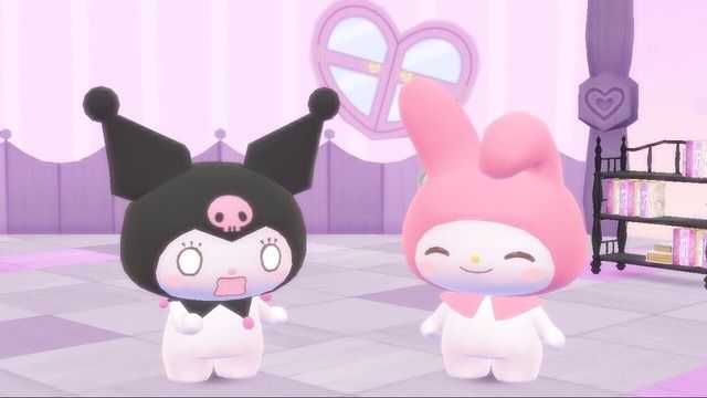 A cute Kuromi and My melody theme!