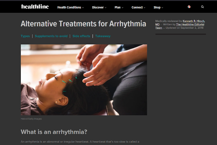 Healthline Dark Mode (Low Contrast)