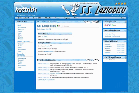 Hattrick: S.S.Laziodisu