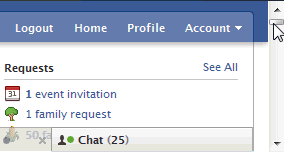 Facebook - Sticky Top Nav Bar & More Prettiness