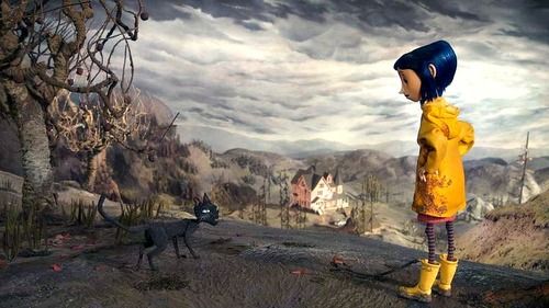 Coraline & Cat - Roblox background