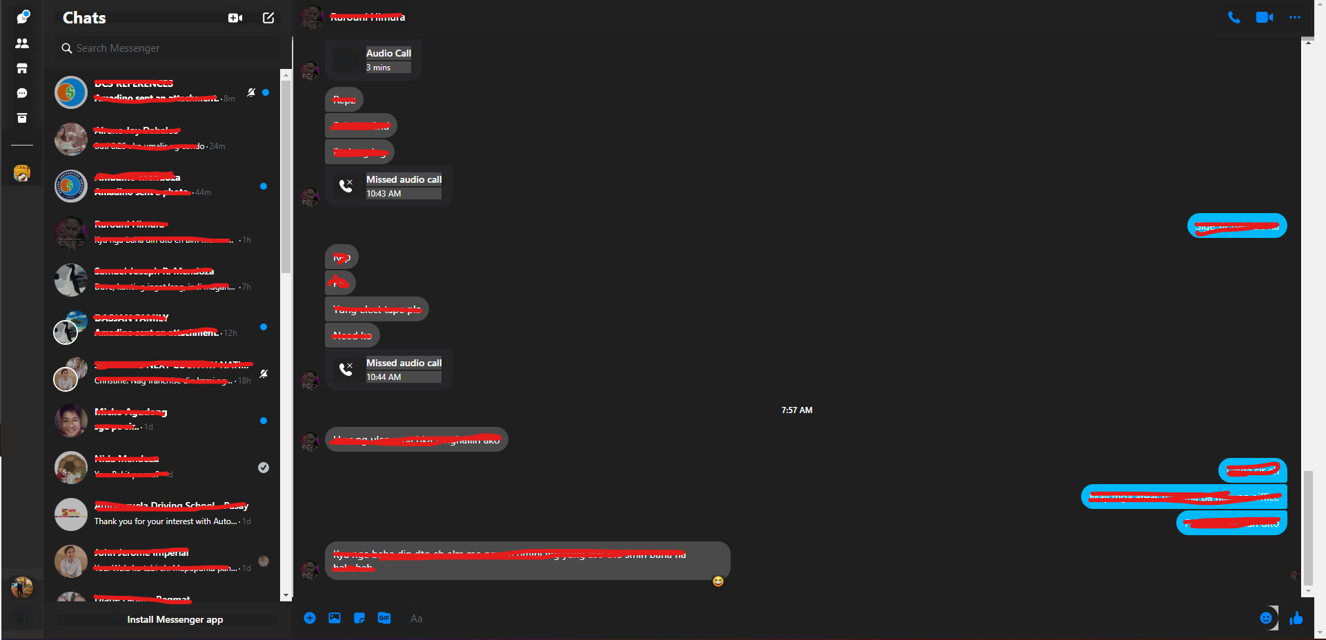 Messenger New UI