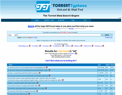 TorrentTyphoon.com - adblocked & tweaked
