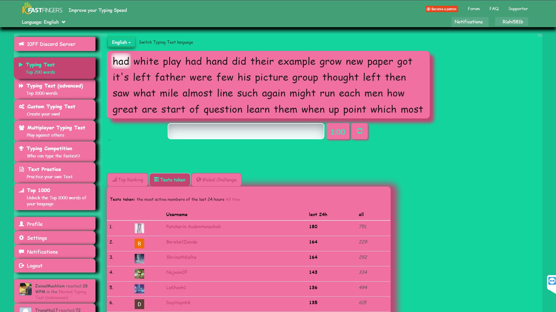 10fastfingers_aquamarine