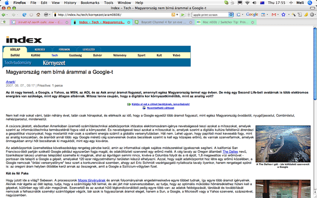 index.hu - wide, no ad, no side menu
