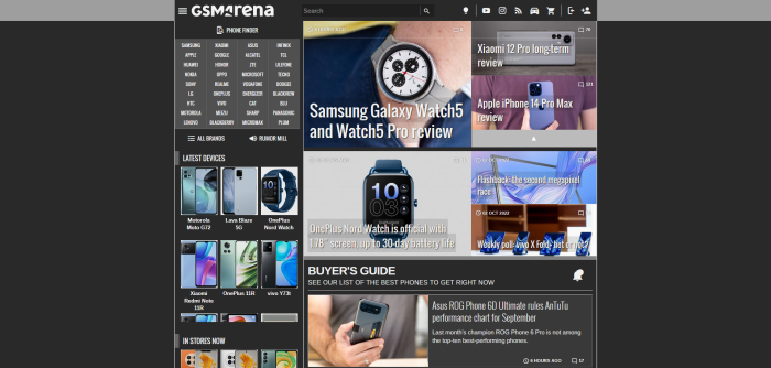Dark GSMArena V3