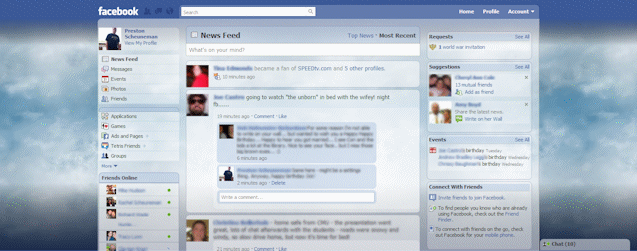 Facebook - Light Sky, transparency