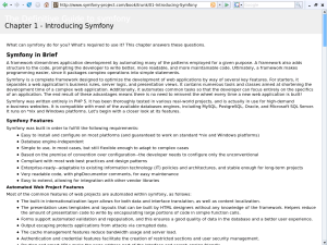printing style for "The Definite Guide to symfony"