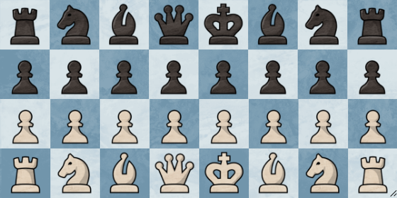 Lichess Icy Sea board + Neo-Wood Pieces