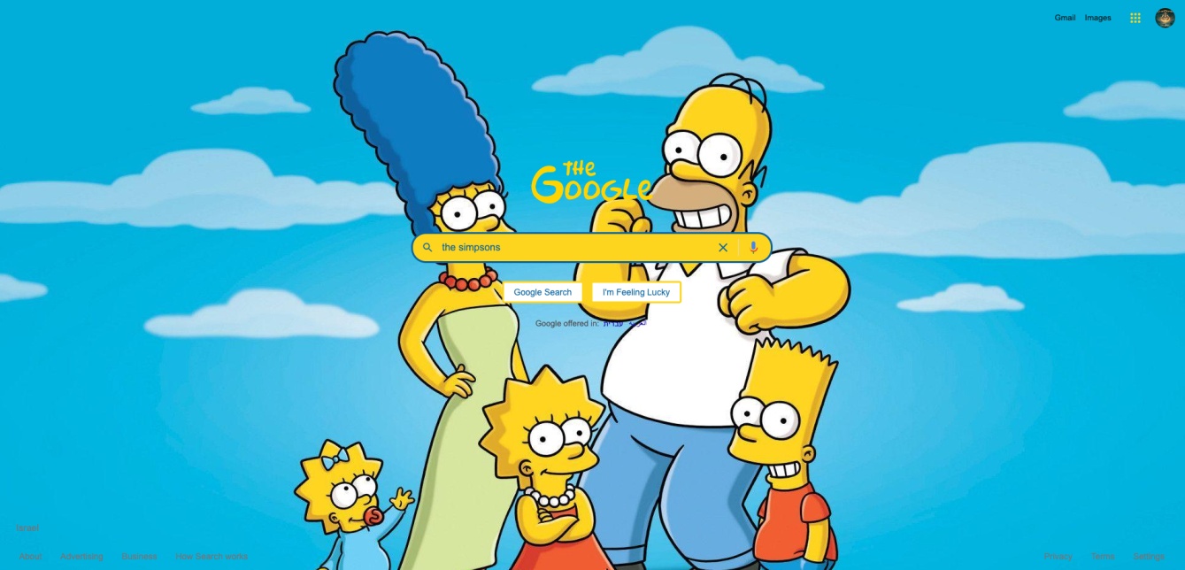 Google Simpsons