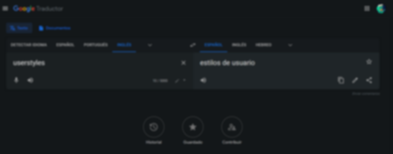 Google Translate Dark Theme - 2023