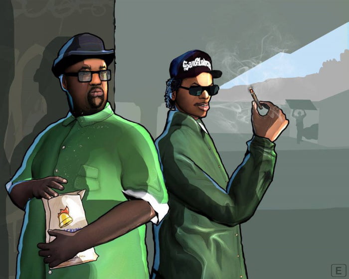 Big Smoke And Ryder Gta San Andreas