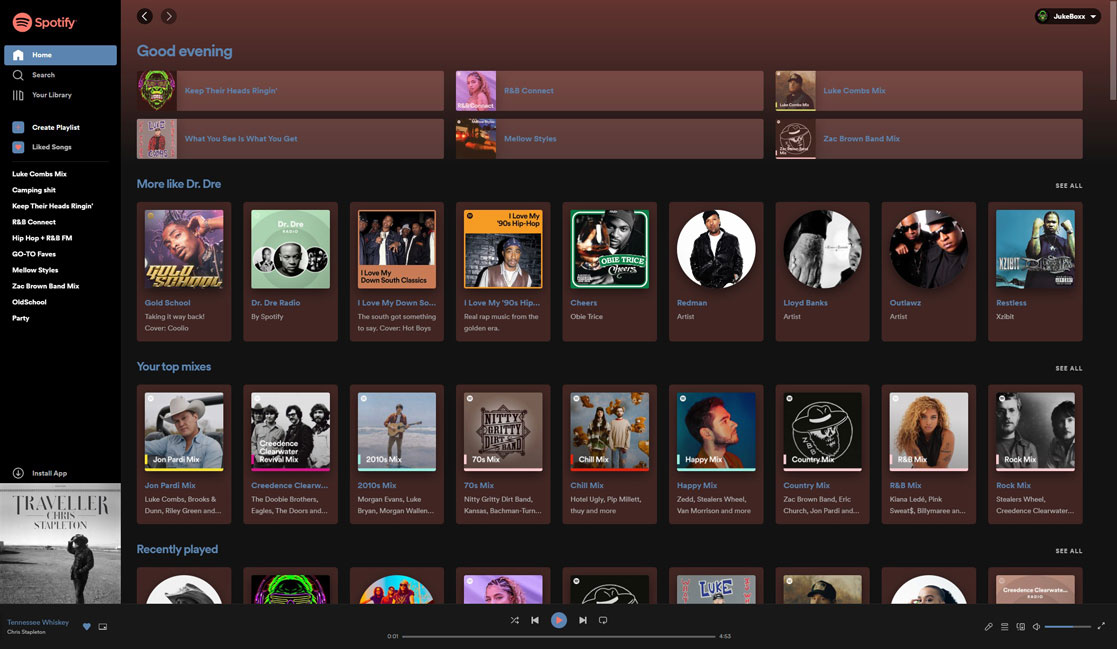 Blueberry Peach JukeBoxx- spotify