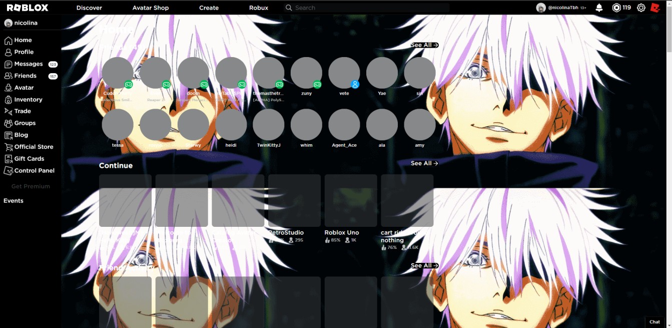 hot gojo satoru roblox theme 2