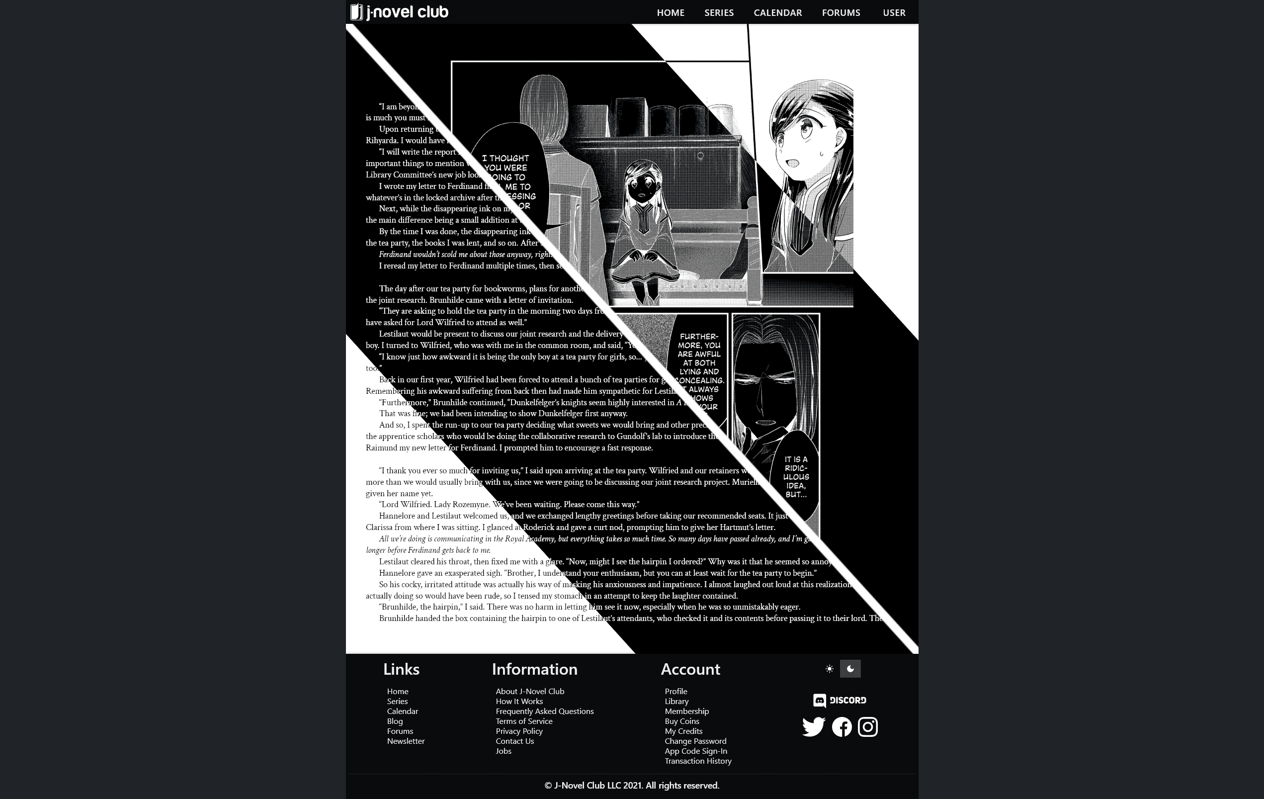 J-Novel Book Dark Mode