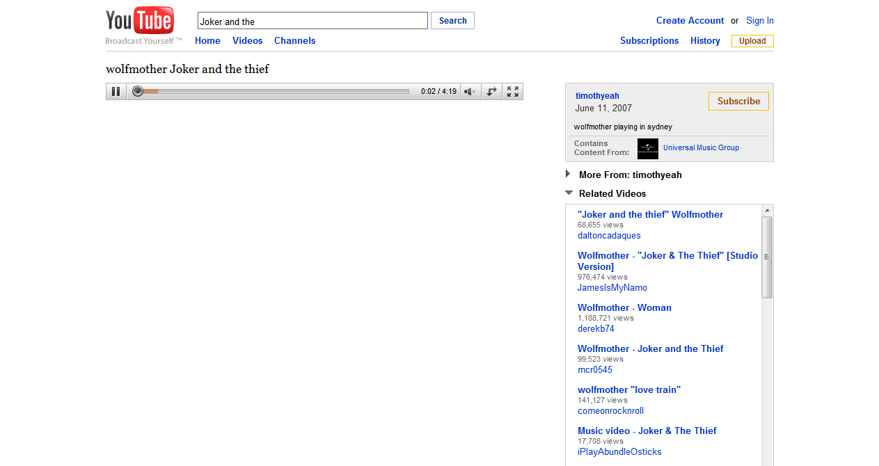 Youtube Audiolite