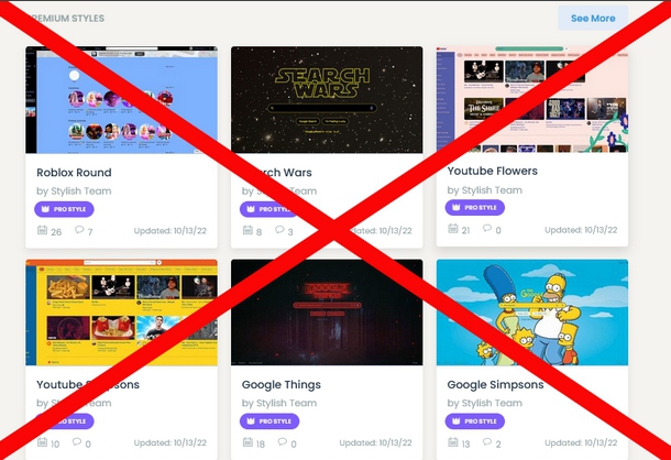 userstyles.org - Hide Pro Styles & Discord Link