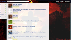 Hell theme for facebook