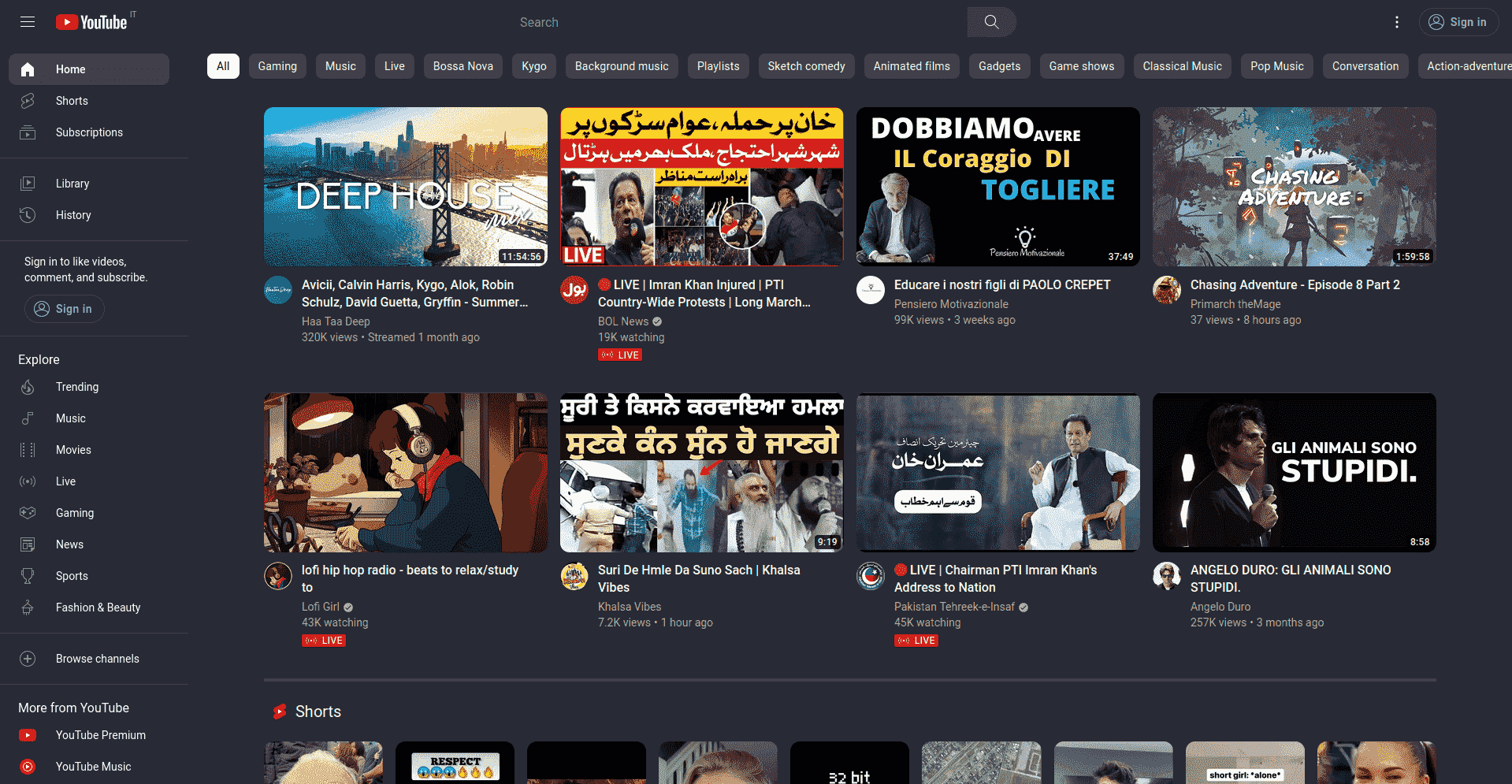 New Youtube Dracula Theme