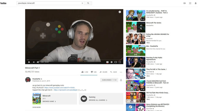 YouTube Early 2018 Material Layout