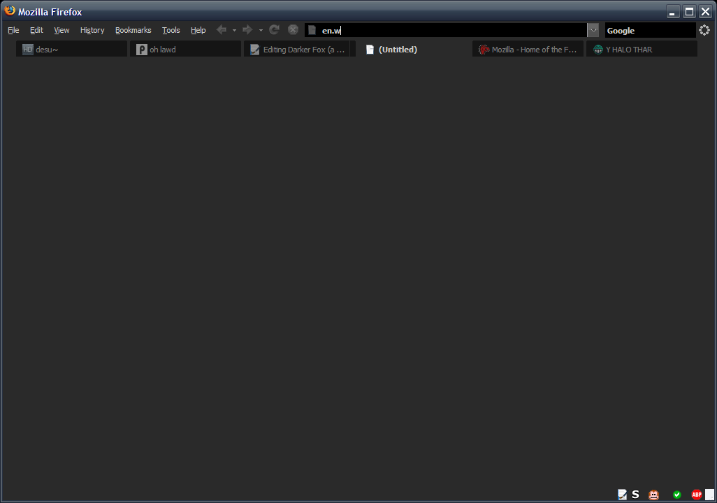 Darker Fox (a work in progress)