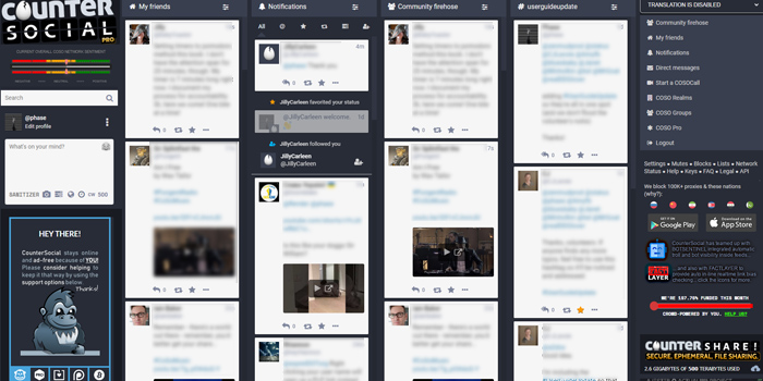 CounterSocial - Light Mode