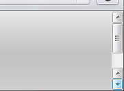 Extra scrollbar button at bottom