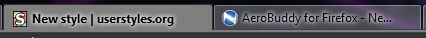 AeroBuddy Grey Selected Tab