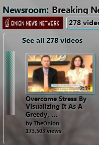 YouTube on glass