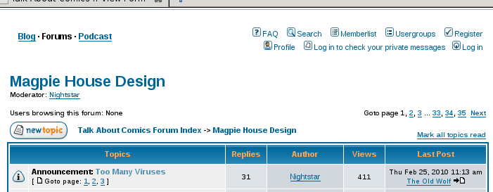 Talk About Comics -- hide logo