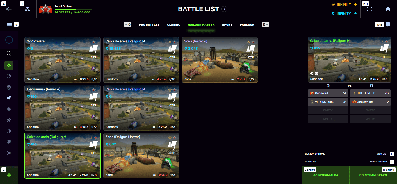 Tanki Online - Dark Purple Theme