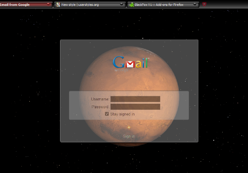 Google Login - Space