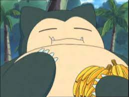 Snorlax eating