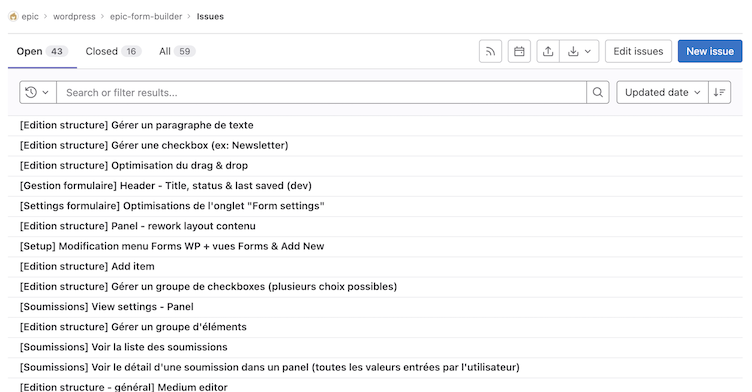 Gitlab Simple View