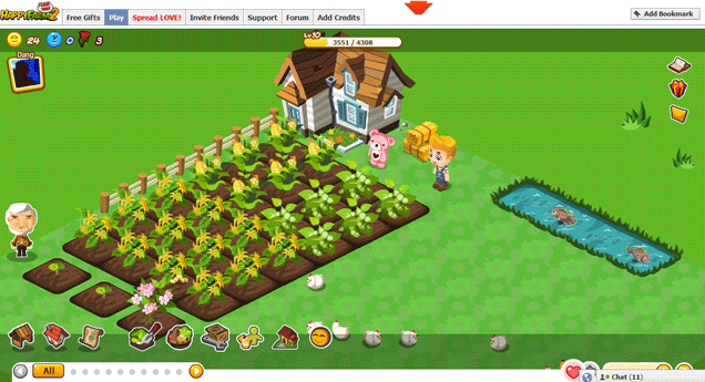 Facebook Happy Farm 2 - Expanded