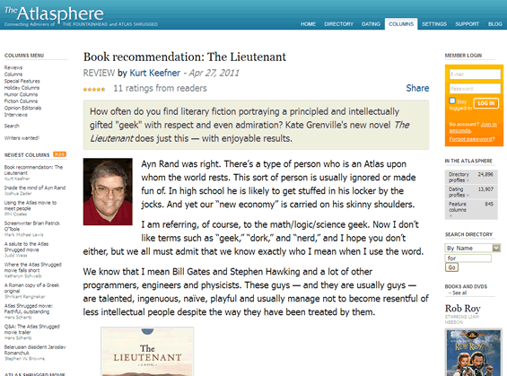 Theatlasphere.com -- Increase readability