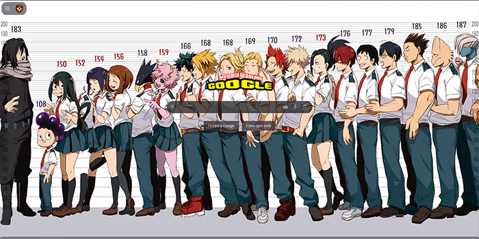 BOKU NO HERO GOOGLE STYLE