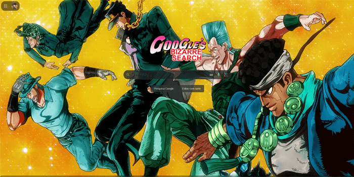 Jojo's Bizarre Adventure google style