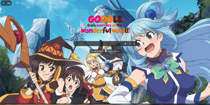Konosuba Google Style